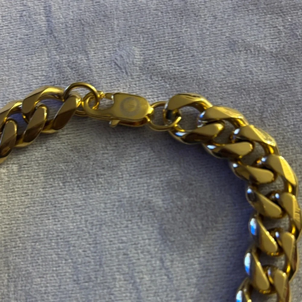 Men's Gold-Tone Chain Bracelet